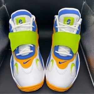 Size 6.5 (GS) - Nike Air Max Speed Turf Mid White Multi, DR9869-100, No Box